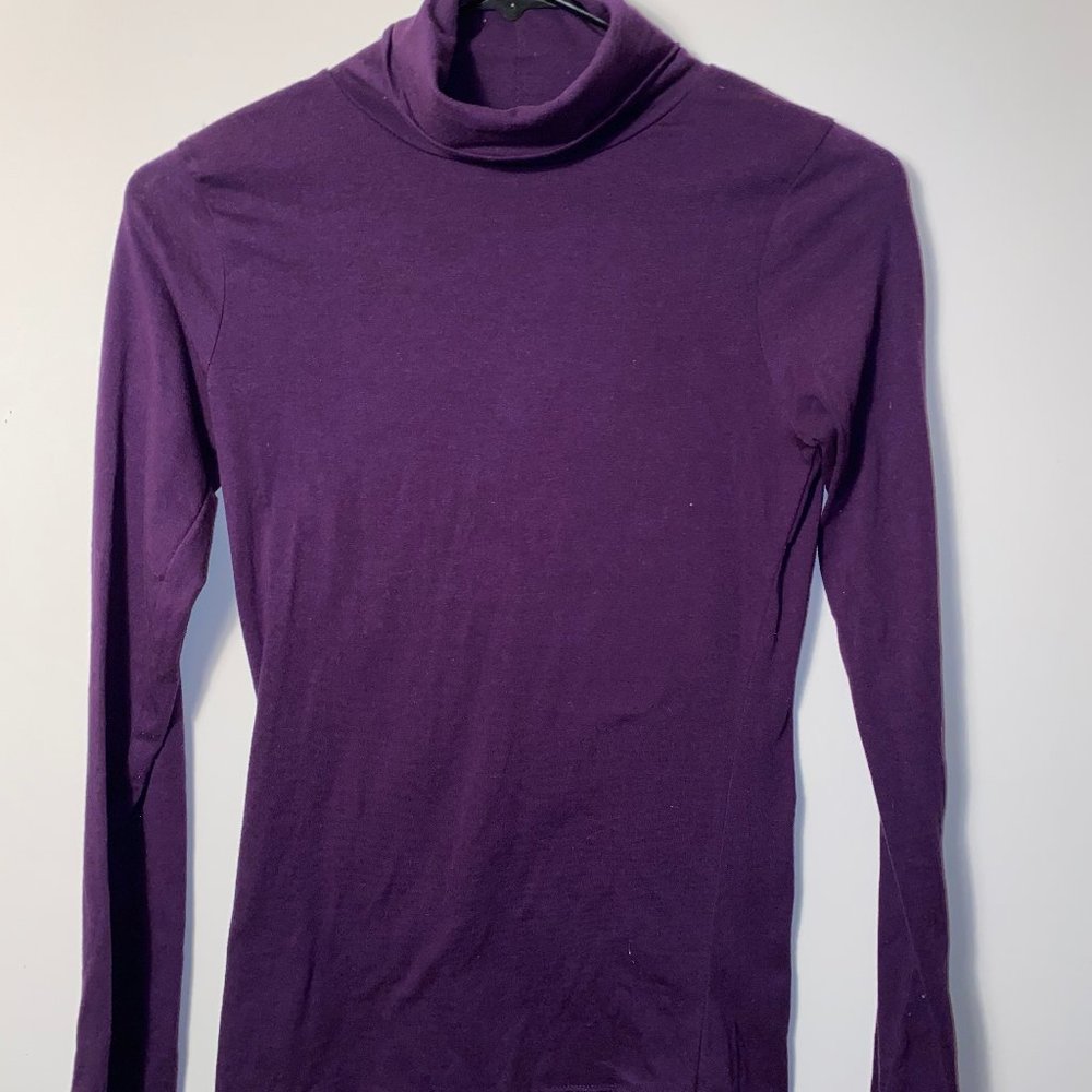 Purple Turtleneck